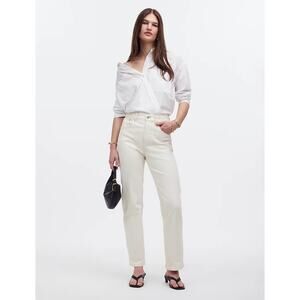 Madewell The '90s Straight Jean Stretch High Rise VTG Canvas 31